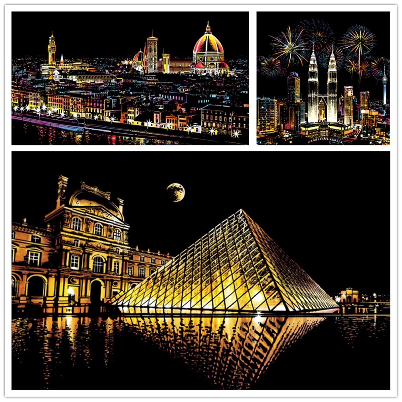 Amazon.com: SMDSAZ DIY Manual Scraping Painting 40.5x28.5 cm